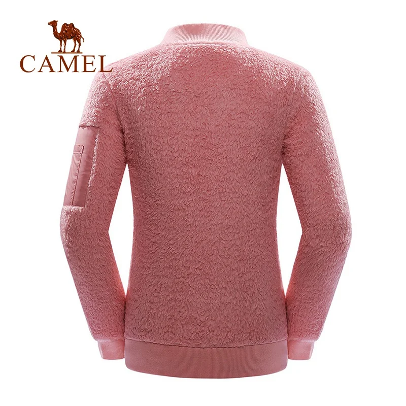 CAMEL зимняя верхняя одежда пальто и куртки для женщин одноцветная на молнии