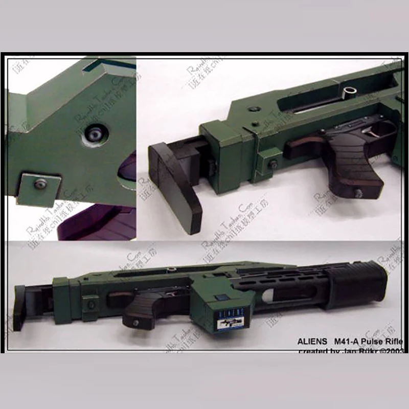 New Aliens M41-A Pulse 1:1 Paper Model Assault Toy Cosplay Gift