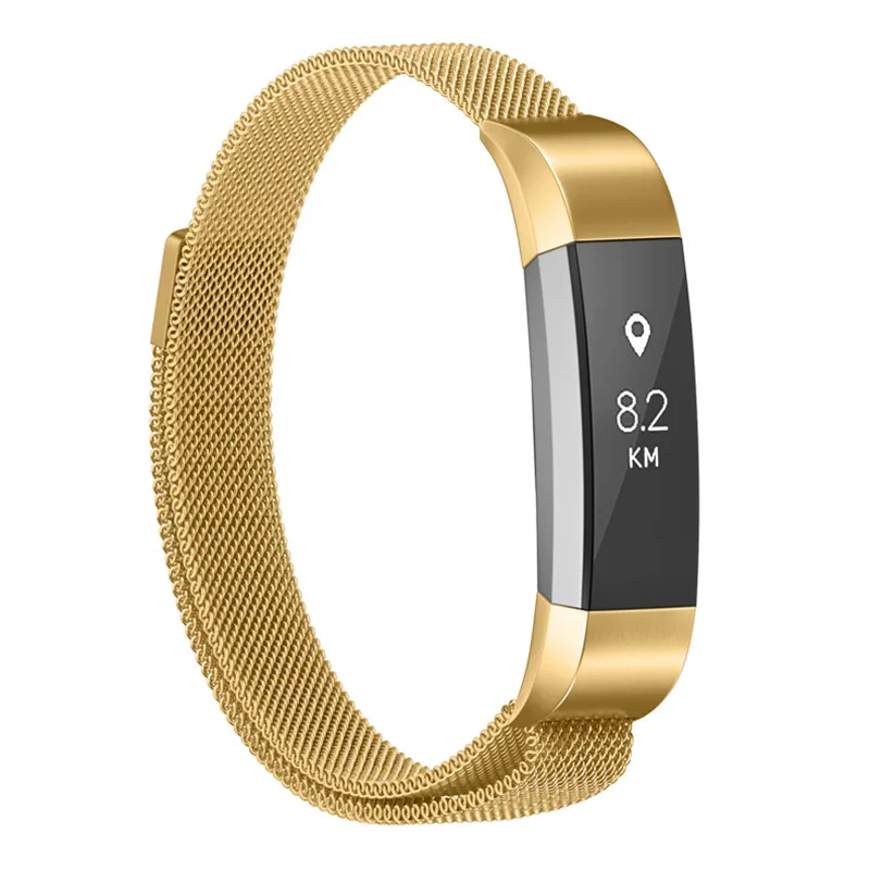 gold Миланская петля ремешок для Fitbit Alta HR сменный Ремешок Для fitbit Alta correa наручный ремень из нержавеющей стали аксессуары для умных часов - Цвет ремешка: gold