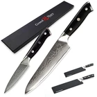 Набор кухонных ножей из дамасской стали, 2 шт., нож шеф-повара Gyuto vg10, японский дамасский Набор ножей шеф-повара из нержавеющей стали, инструменты для приготовления пищи