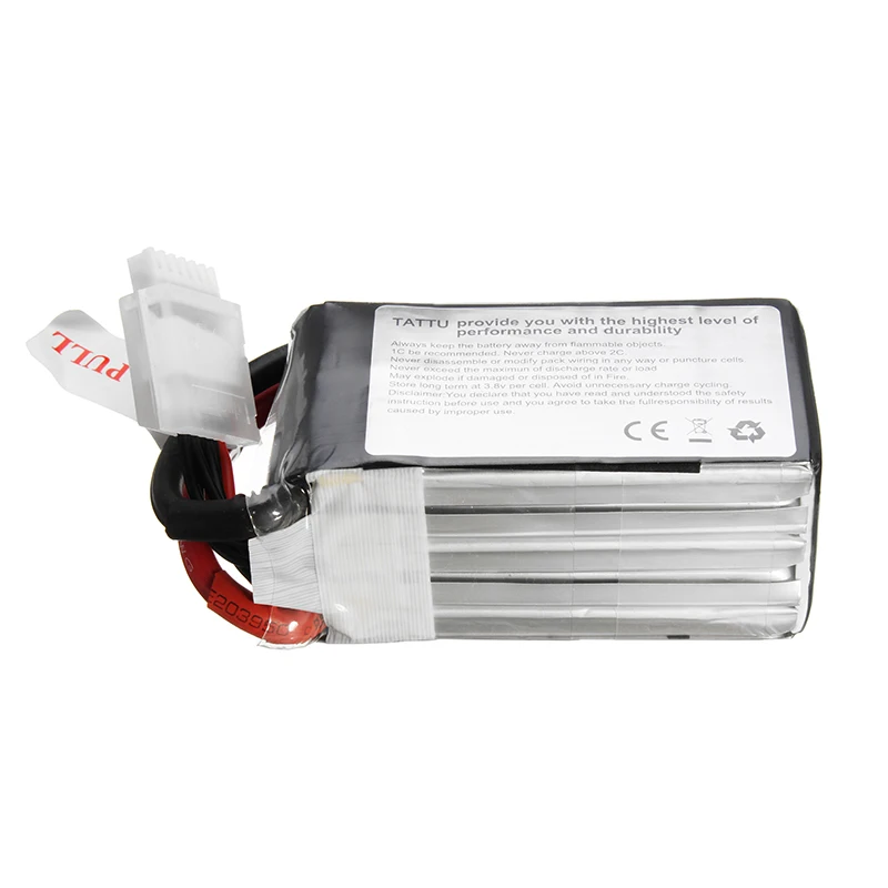TATTU 18 5 V 1300mAh 75C 24.05Wh 5S XT60 разъем Lipo батарея для RC FPV гоночная камера Дрон запасные