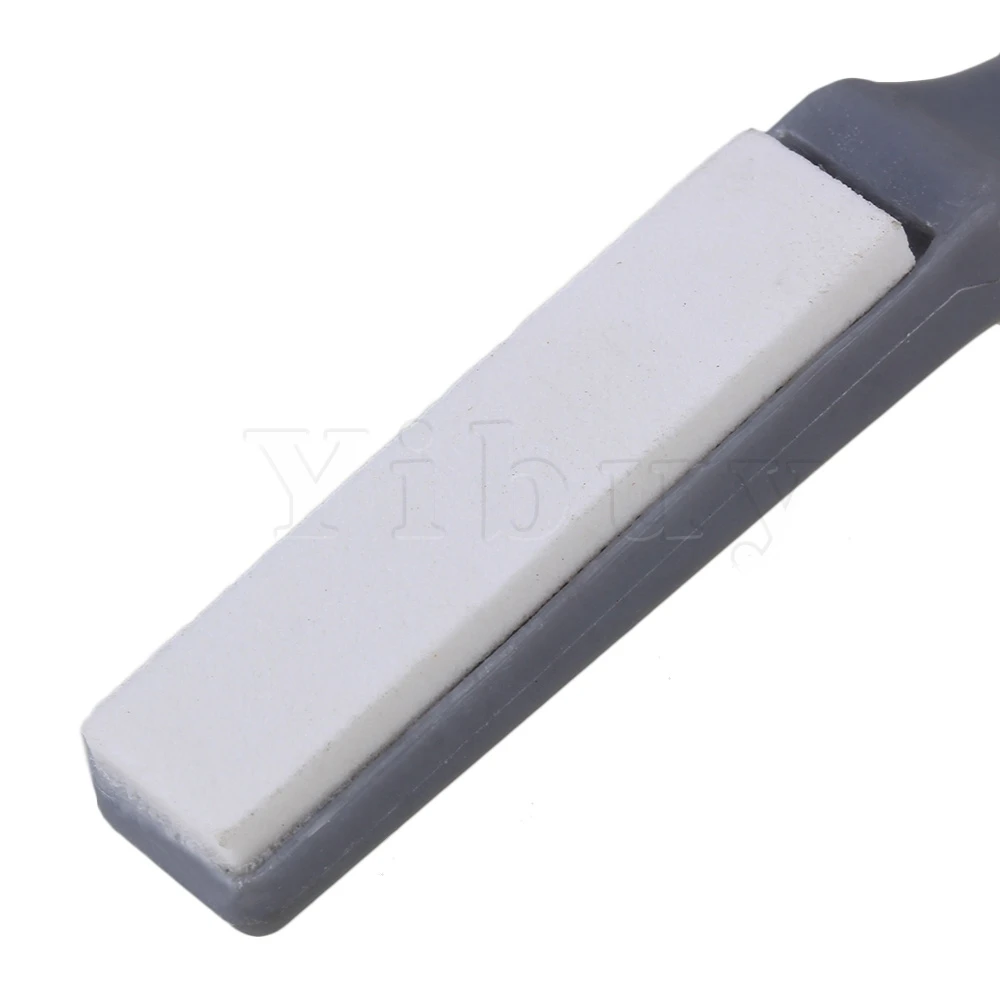 Yibuy фиолетовый пластиковый акустический гитар 150 # Fret Crowning Dressing File Stick|Детали и