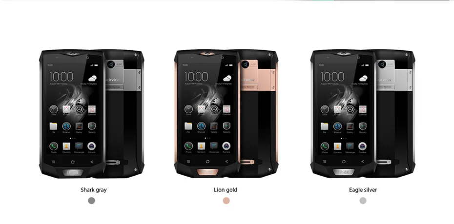 Смартфон Blackview BV8000 Pro, 4G, Android 7,0, четыре ядра, 6 ГБ+ 64 ГБ, отпечаток пальца, 5 дюймов, FHD, IP68, водонепроницаемый мобильный телефон, 16,0 Мп, NFC