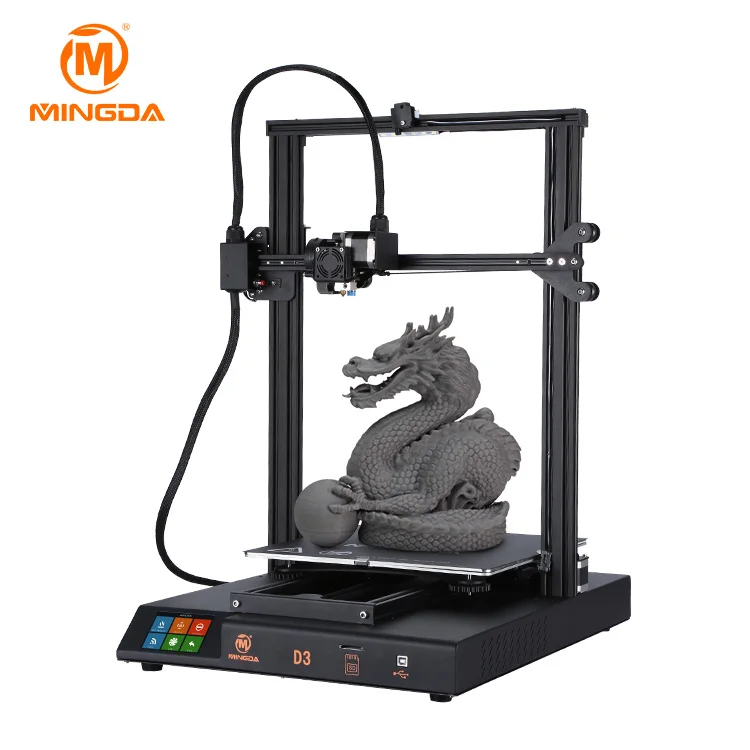 Высокая производительность D3 3D принтер MINGDA 320*310*400 мм Строительный Размер PLA нить |