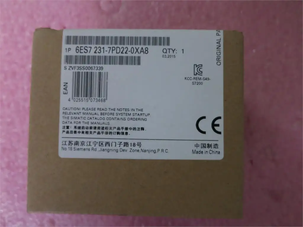 6ES7 231 7PD22 0XA8 6ES7231 S7 200 PLC входной мод T/C. EM 4AI|plc s7-200|mod originalplc input |