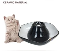 ceramic automatic cat water fountain 1 8 l electric water fountain dog cat pet drinker bowl pet cat drinking fountain dispense