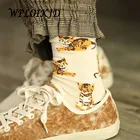 WPLOIKJD Японские высококачественные милые свинкимопсы, дизайн забавные Женские носочки, креативные кавайные носки в стиле Харадзюку