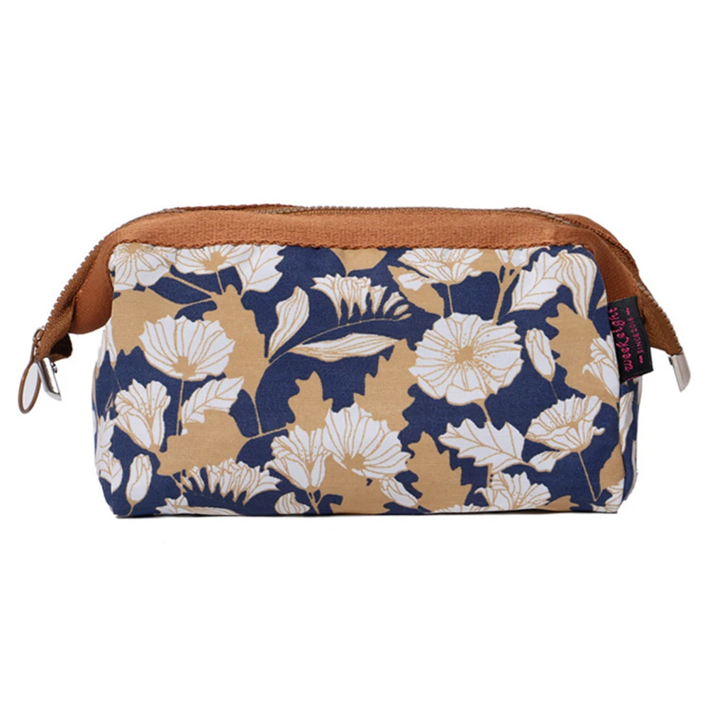 Модный держатель для кистей макияжа с фламинго и цветочным принтом портативная