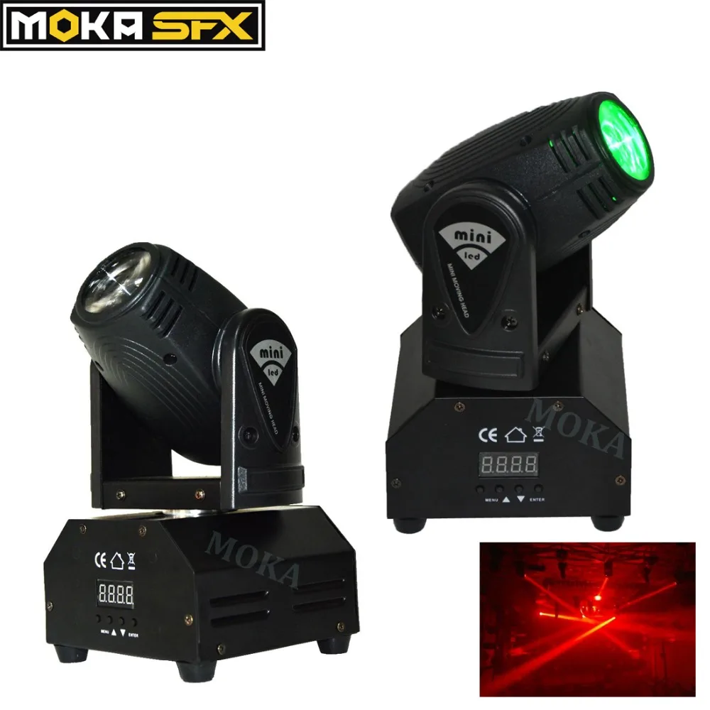 2pcs LED Light 10W Mini Moving Head Beam Lamp for Nightclub Wedding Christmas Stage Party Decorations | Освещение