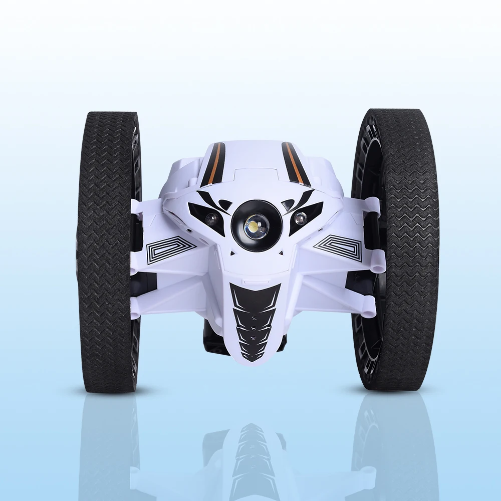 Mini Cars Bounce 2.4GHz RC with Flexible Wheels Rotation LED Light Remote Control Robot Toys for Gifts | Игрушки и хобби