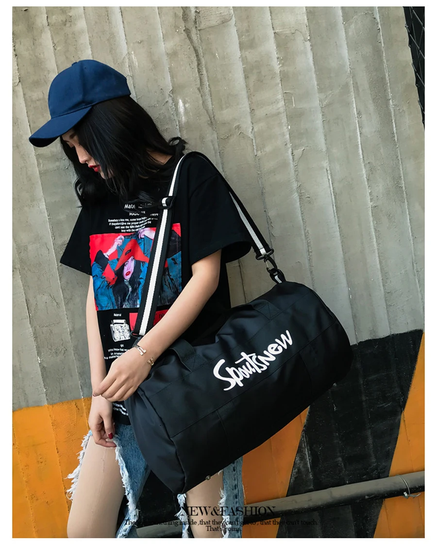 NEWBOLER, женская сумка Soprts, водонепроницаемая, нейлоновая, для спортзала, сумки для фитнеса, путешествий, Женский багаж, сумка через плечо, sac de, спортивная сумка, 25L