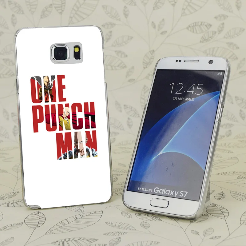 C0824 One Punch Man Typography Transparent Hard PC Case Cover For Samsung Galaxy S 3 4 5 6 7 Mini Edge Plus Note 9 |