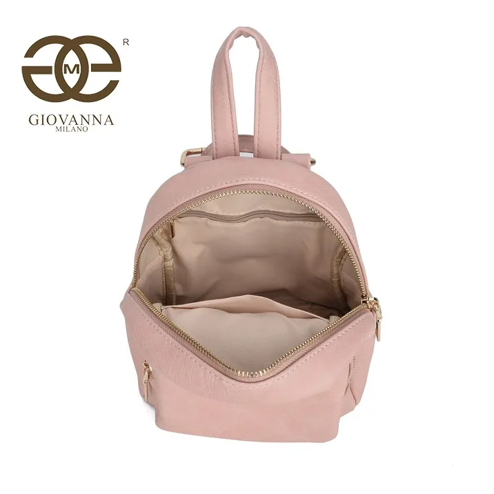 Women small convertible backpack school shoulder bags with front pocket solid PU luxury famous brand design HLLS67 | Багаж и сумки