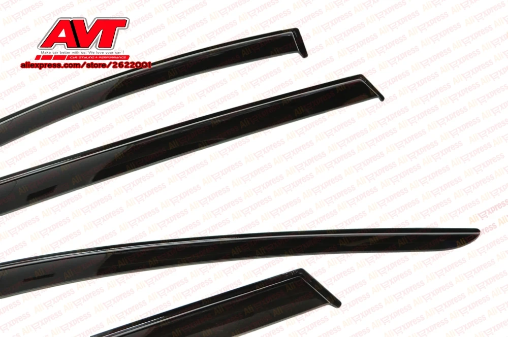Deflectors case for Peugeot 307 wagon 2001-2011 1set4pcs styling window deflector guard auto vent visor rain guards cover | Автомобили и