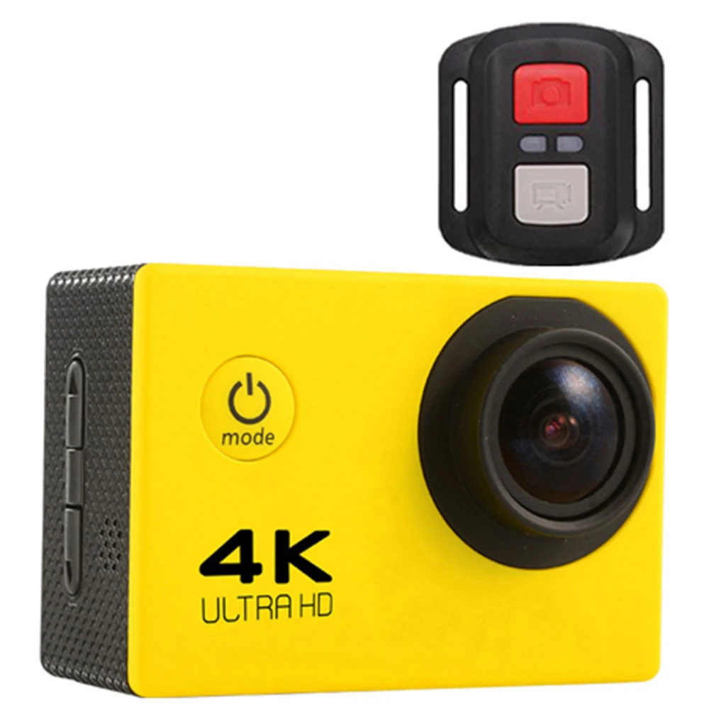 Экшн камера Ultra HD 4 K WiFi 1080 P/60fps 2 0 lcd 170D объектив шлем Cam Водонепроницаемая