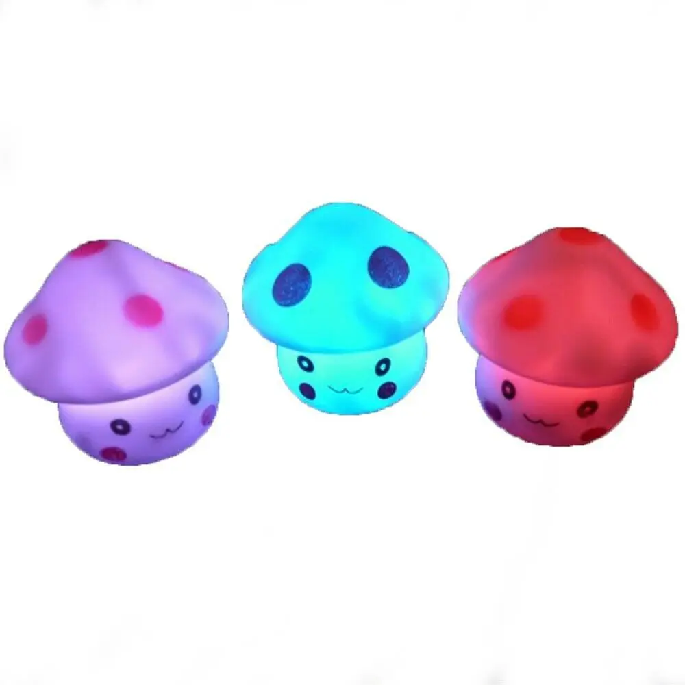 

Colorful Mushroom LED Night Light Press Down Touch Room Desk Bedside Lamp for Baby Kids Christmas Gifts Interior Design