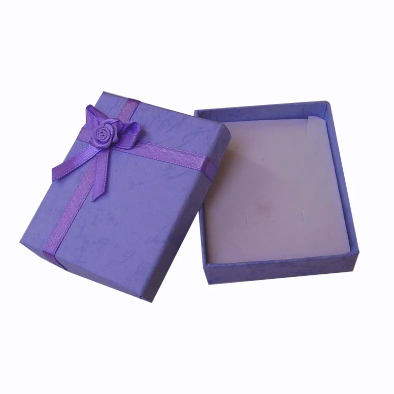 24 шт. бумажная шкатулка для ювелирных изделий 7x8x2 5 см|box with sponge|gift boxgift boxes free shipping |