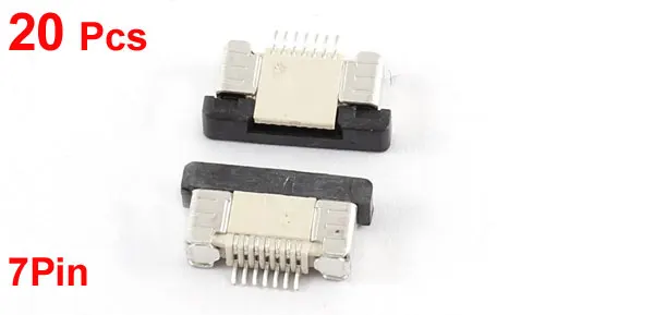 UXCELL 20 шт Нижний порт 7Pin 0 5 мм Шаг Ffc Fpc ленточный разъем | Обустройство дома