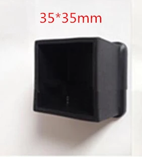 35x35mm 12 шт., квадратные силиконовые колпачки для ног стула, нескользящие носки для ног, противоскользящие носки, защитные накладки для пола, пробки для труб, плата за выравнивание мебели - Цвет: 35x35mm