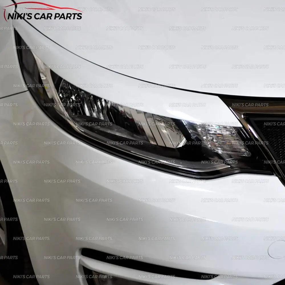 Брови на фары для Kia Rio III 2015 2017 АБС пластик ресницы литье украшения Стайлинг
