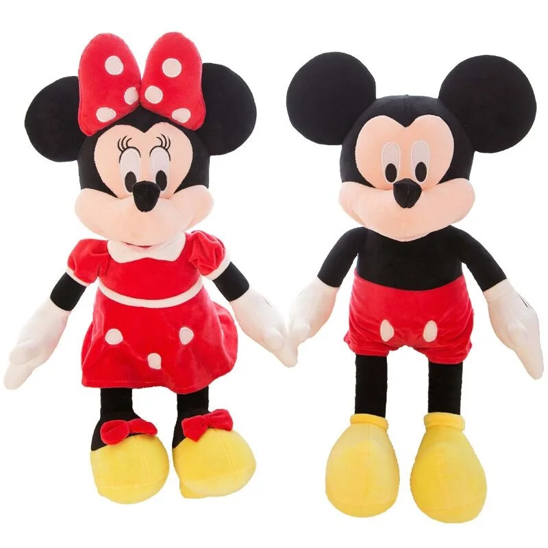 Дисней настоящий Винни Мишка Микки Маус Мини плюшевая игрушка кукла 30 45 см