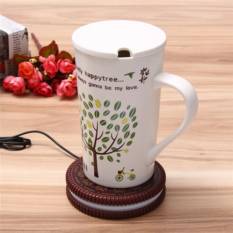 USB POWERED UK коврик подогреватель для чашек молока кофейной кружки подставки