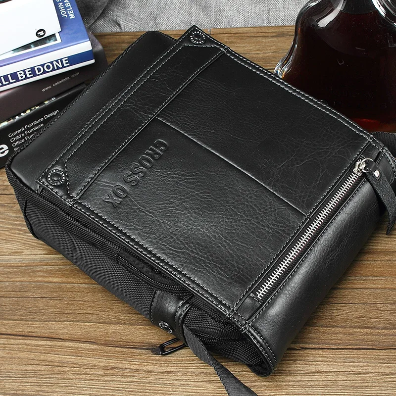 CROSS OX Высококачественная сумкачерез плечо изготовленная из PU кожи SL384|men shoulder