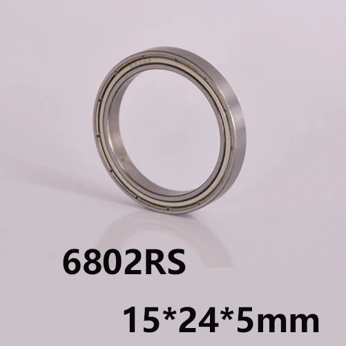 3 шт./лот шарикоподшипник с глубоким желобом 6802-RS 6802RS 15*24*5 мм подшипник из стали |