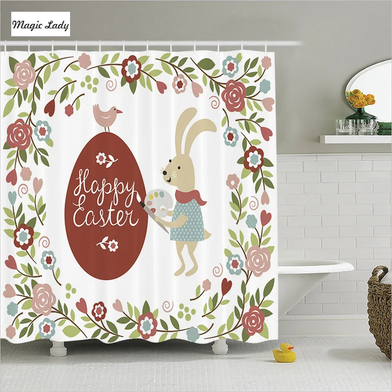 Душа Шторы дети Аксессуары для ванной комнаты пасхальный декор Книги по