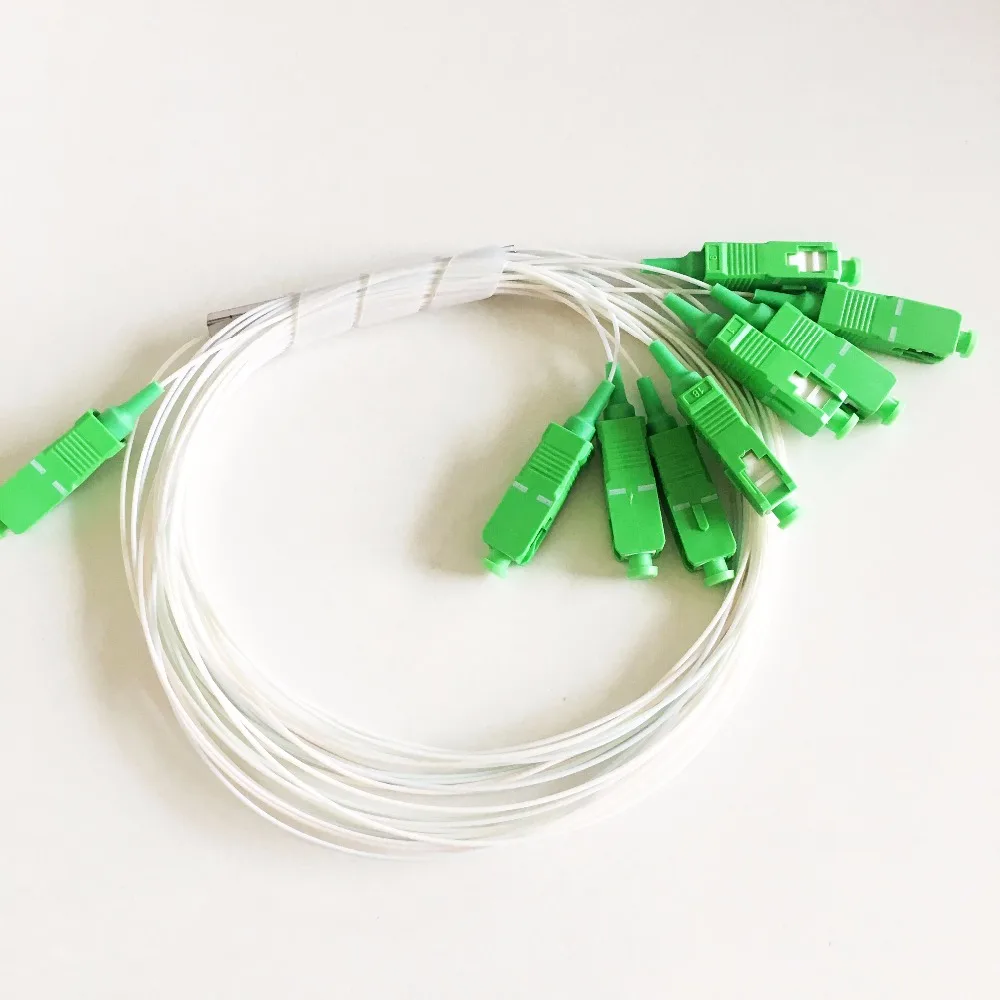 Бесплатная доставка 20 шт 1X8 PLC сплиттер/волоконно оптический ПЛК сплиттер/плоское