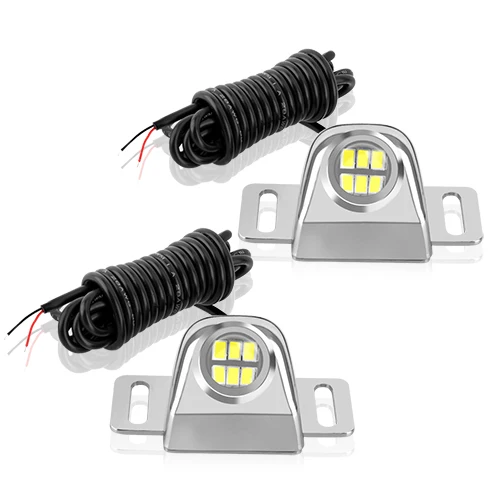 2 Silver bulbs S& D 2 шт. Универсальный Автомобильный внешний задний светильник Canbus Водонепроницаемый светодиодный вспомогательный резервный светильник автомобильный светильник сигнальная лампа для замены - Испускаемый цвет: 2 Silver bulbs