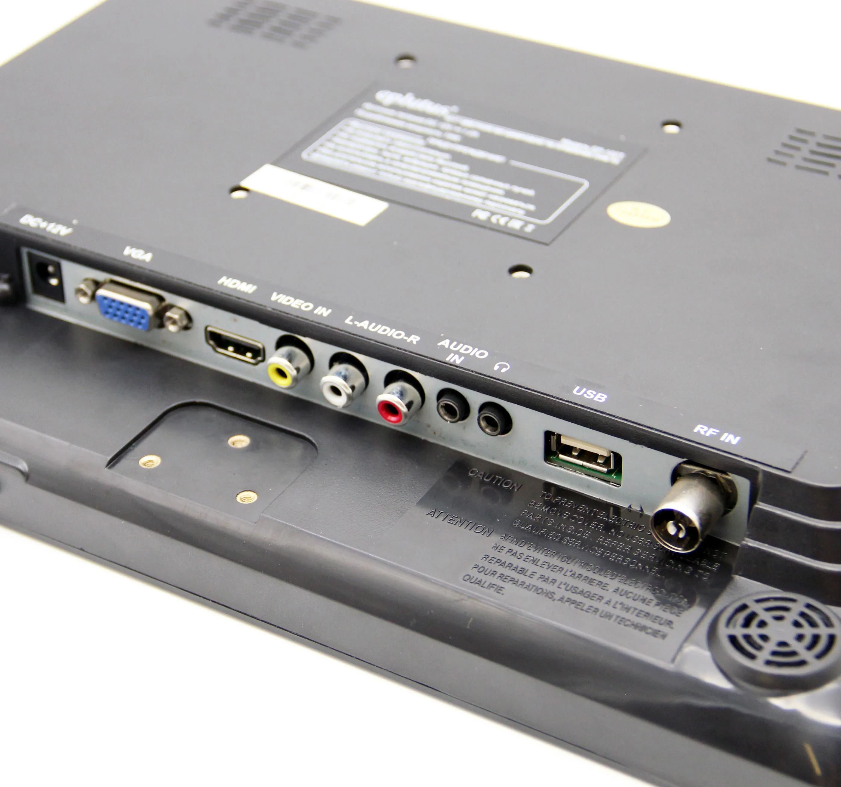Портативный телевизор с цифровым тюнером DVB T2 12.1“ Eplutus EP 122T аналоговый MP4 USB AV