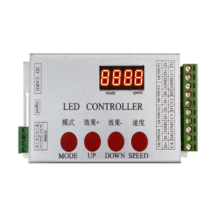 DMX512 контроллер Полноцветная 12-24 В (пульт дистанционного управления) | Лампы и