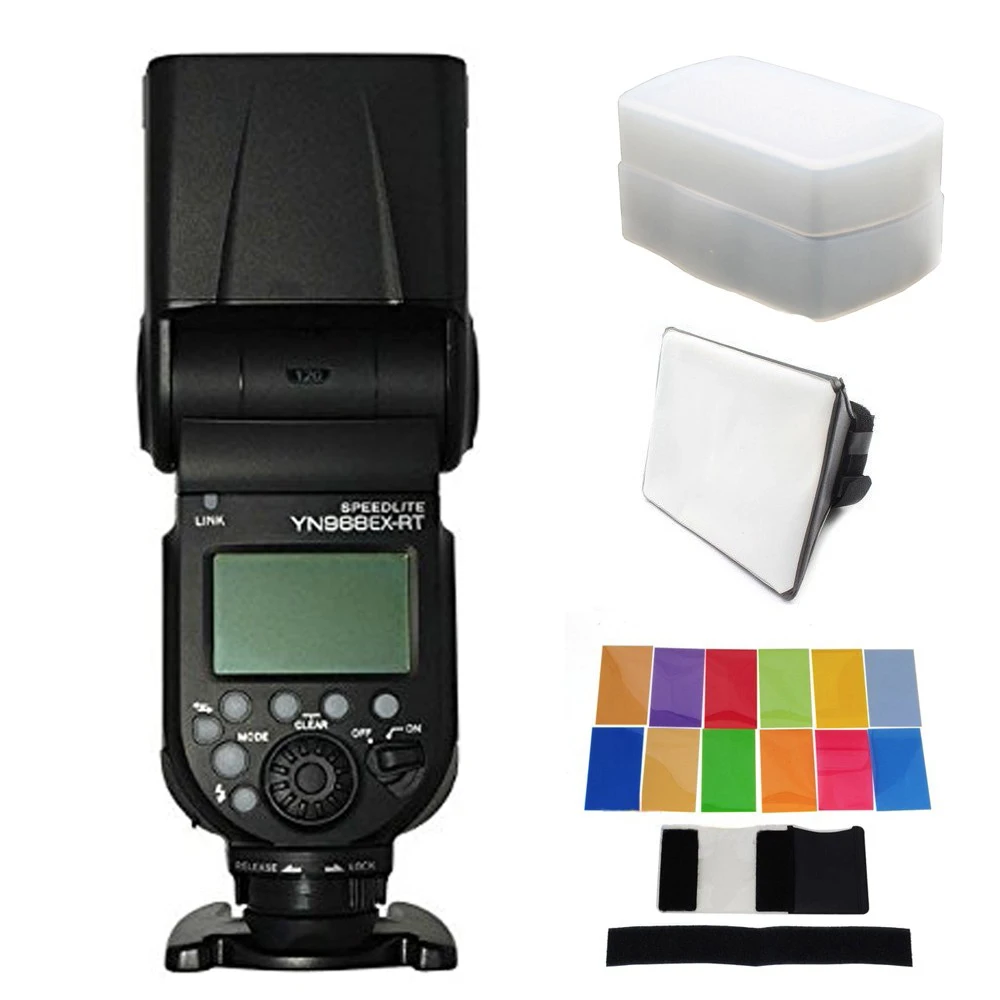 YONGNUO YN968EX-RT светодиодный беспроводной Вспышка Speedlite Master ttl HSS для Canon 6D 80D 600D 200D 5D Mark IV G7X Mark II