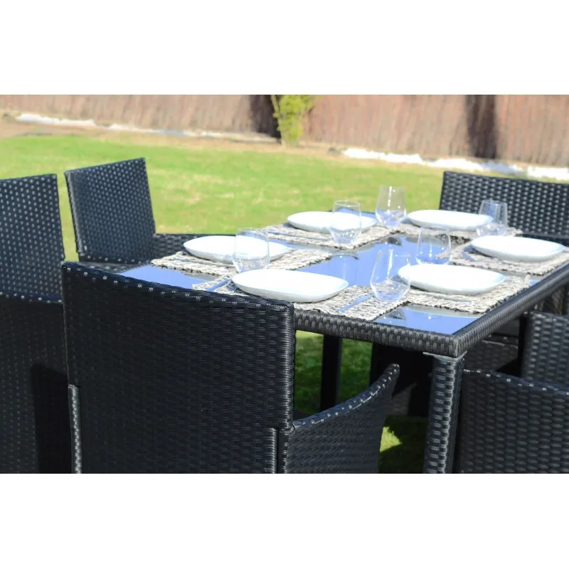 Conjunto Comedor muebles de comedor para jardin y terraza en ratan sintetico. Наружный материал|Наборы для сада| |