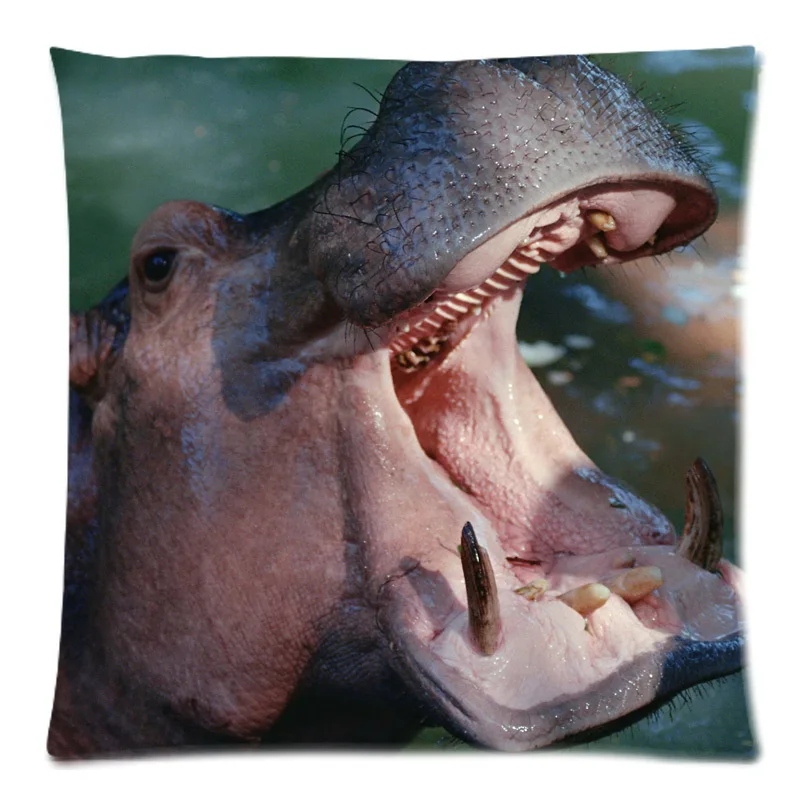 2018 пользовательский чехол для подушки в стиле хиппо наволочка диванной из