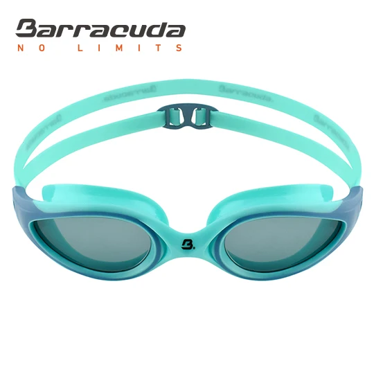 Grey.Green Barracuda, профессиональные очки для плавания, изогнутые линзы, анти-туман, УФ-защита, очки для плавания для взрослых мужчин и женщин#35125 - Цвет: Grey.Green
