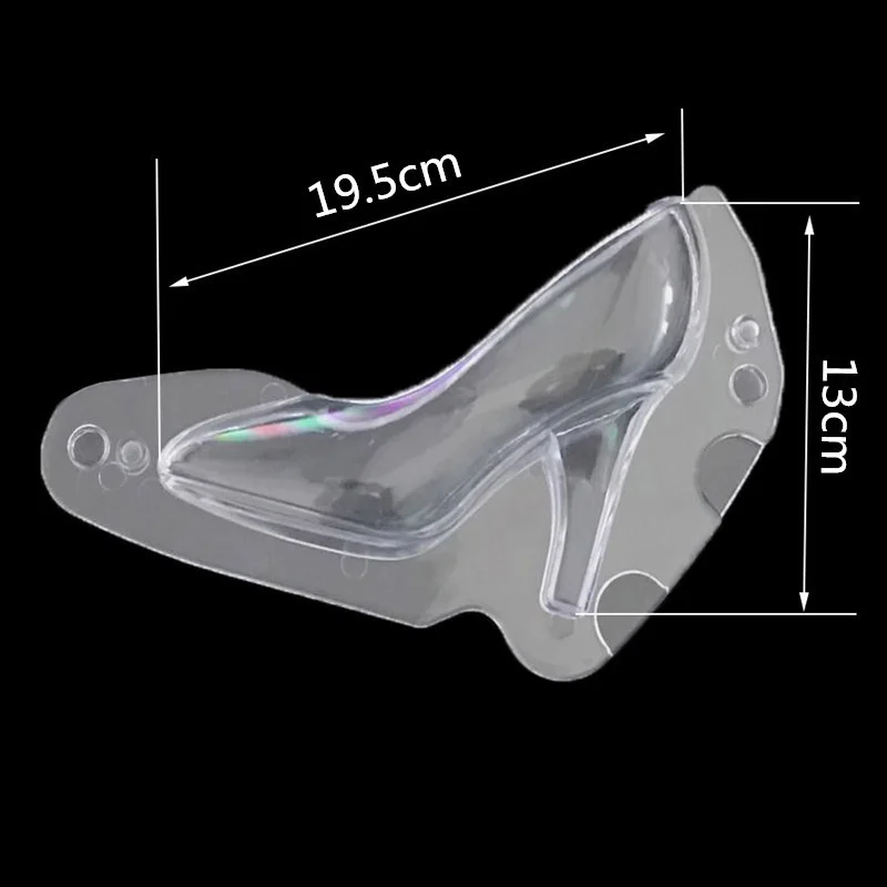 3D туфли на высоком каблуке большого размера креативная форма сделай сам для