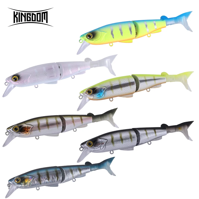Kingdom Fishing воблеры жесткая приманка шарнирная приманка два дополнительных хвоста гольян 120 мм 17,5 г погружение 0-0,5 м искусственная Джеркбейт модель 9503