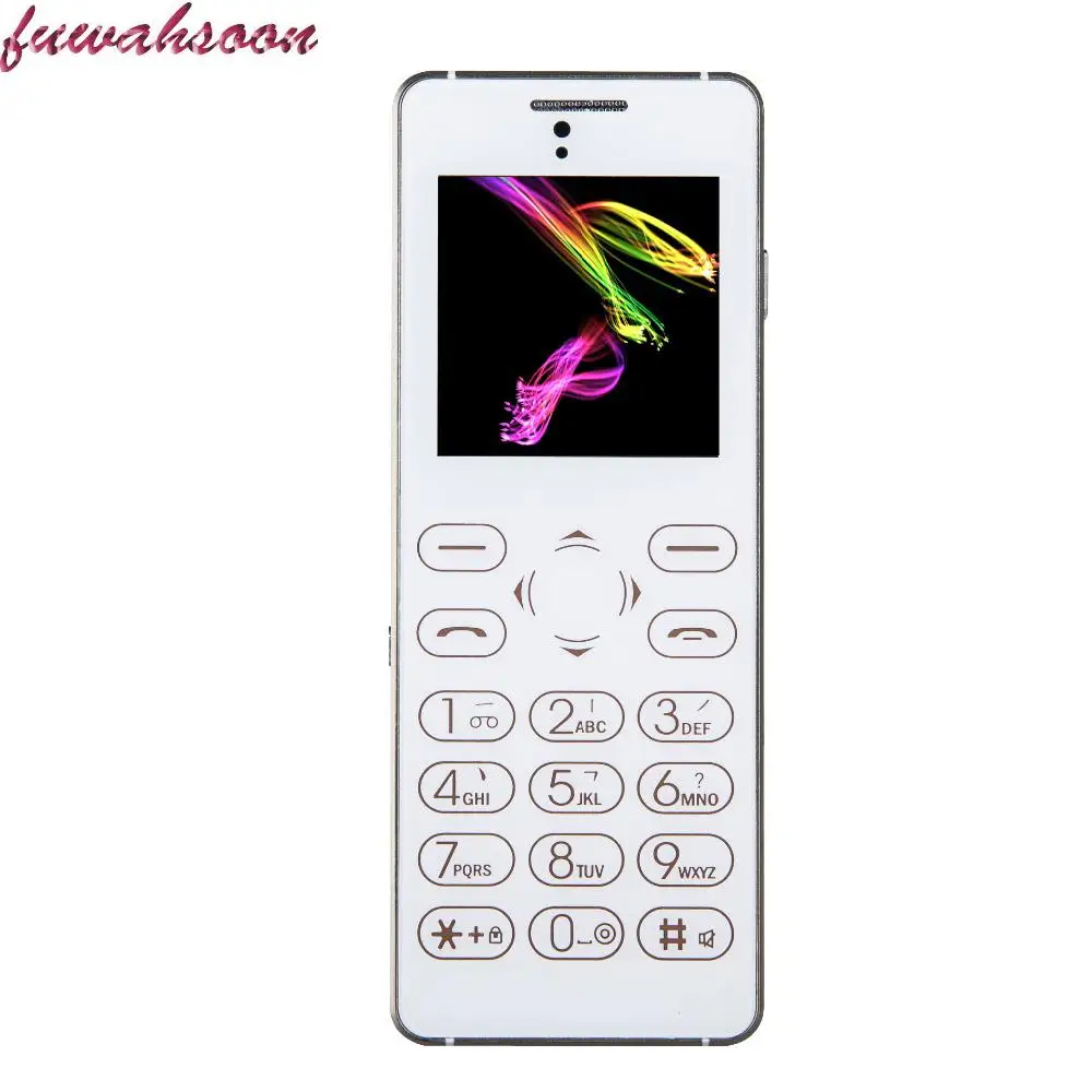 Оригинал Melrose T1 ультра тонкий 1 54 ''Full Touch Card мини мобильный телефон Fm задняя
