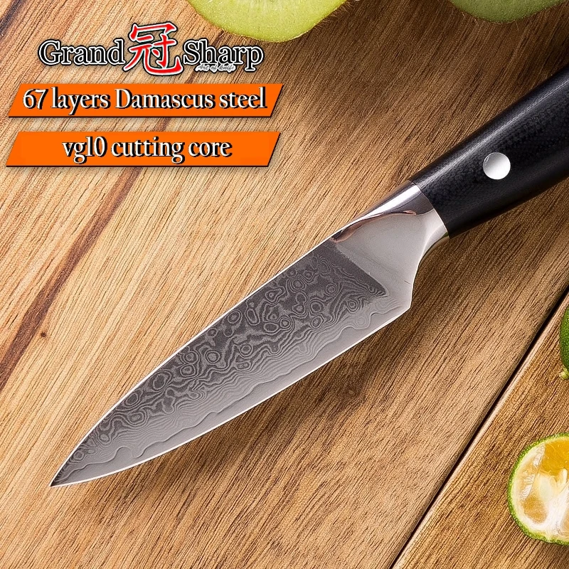 Новый дамасский нож для чистки овощей и фруктов 3 5 дюйма|chef knife|paring knifekitchen chef knife |