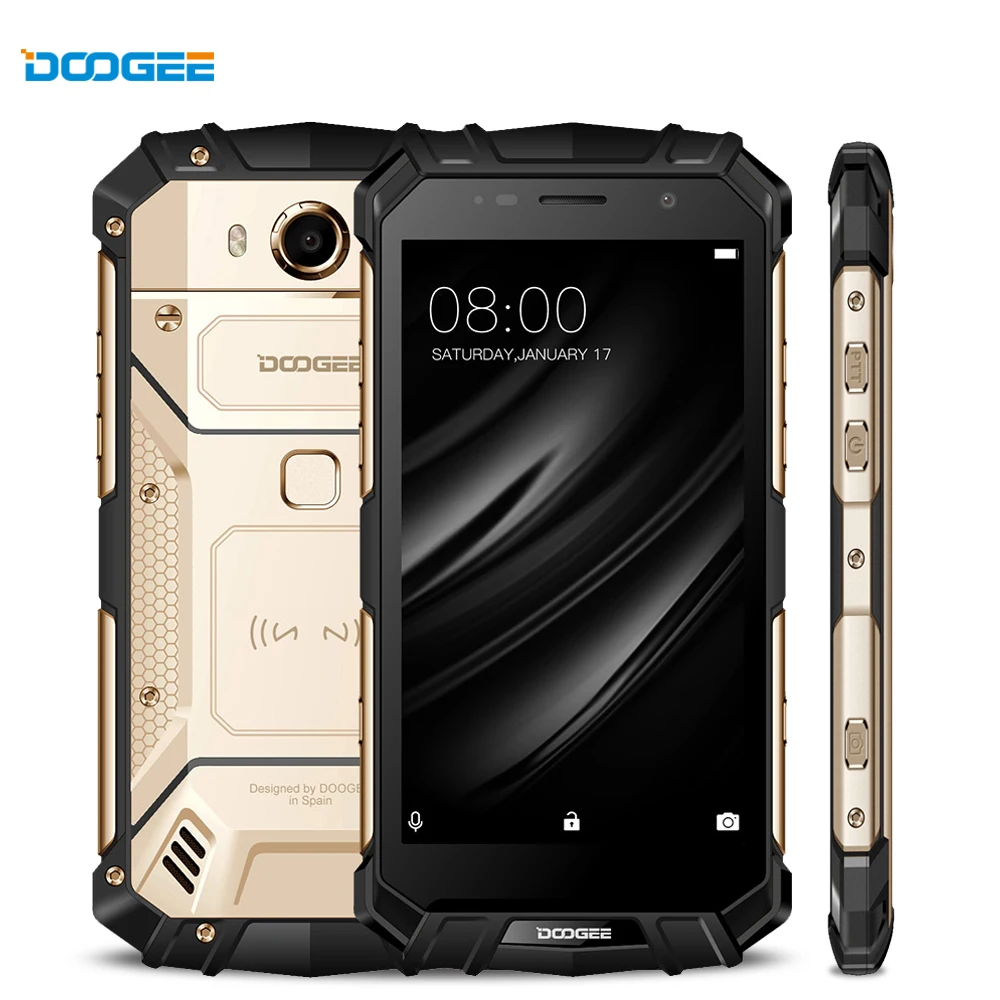 DOOGEE S60 реального IP68 Waterpoof смартфон Беспроводной зарядки 12V2A Quick Charge Восьмиядерный 6