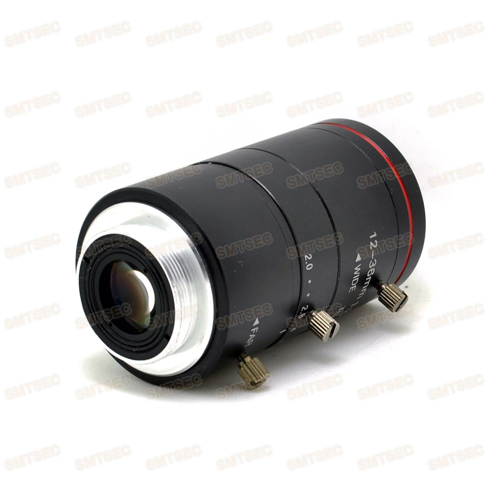 12 36 мм 3x зум вариофокальный C образный объектив 1/1.8 &quotF2.0 3MP Профессиональный SMTSEC