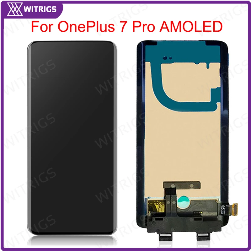 Для OnePlus 7 Pro ЖК дисплей кодирующий преобразователь сенсорного экрана в сборе