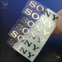 new arrival fahion diy decoration blue and green luminous logo stickers for sony iphone logo label decal