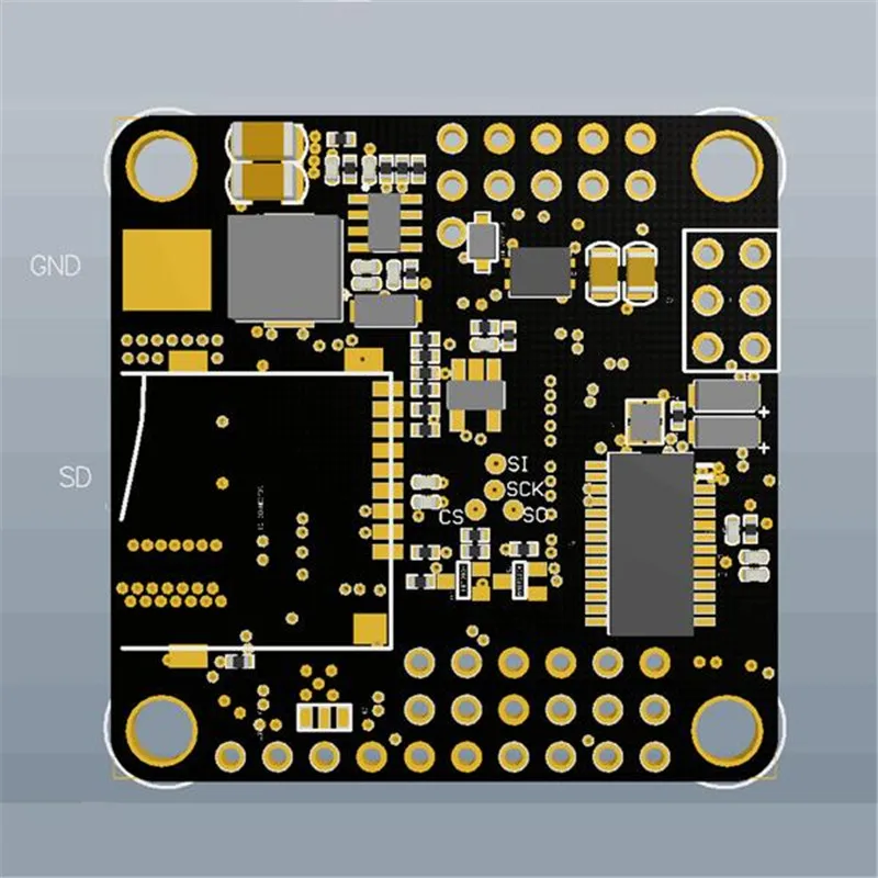 Омнибус F7 Pro Игровые джойстики Управление встроенный двойной гироскопа AIO OSD