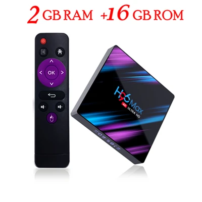 H96 MAX tv Box Android 9,0 Встроенный 2,4G/5G/BT 4,0 H.265 4K Youtube Netflix Google Play 2 Гб 16 Гб Smart tv H96MAX - Цвет: Золотой