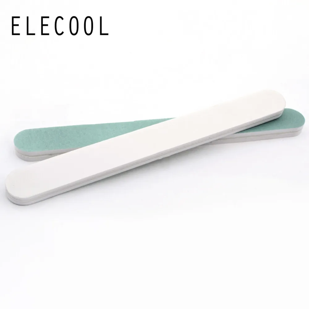 ELECOOL 2 шт. профессиональная пилка для ногтей буфер Полировочный блок шлифовальный