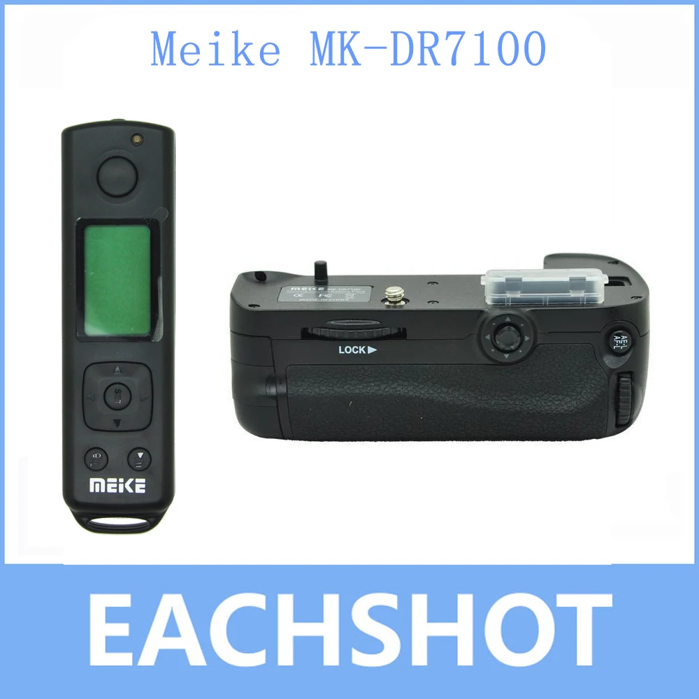 

Meike MK-DR7100 Remote Control Battery Grip For Nikon D7100 D7200 as MB-D15