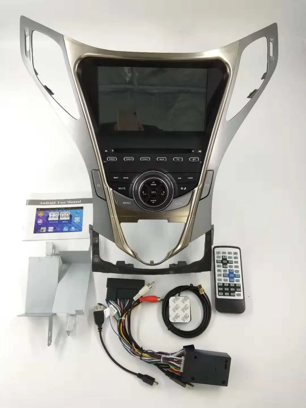 Asvegen 8 дюймов четырехъядерный Android 8,0 автомобильный dvd-плеер для HYUNDAI AZERA/грандиозный 2011- навигационный стерео
